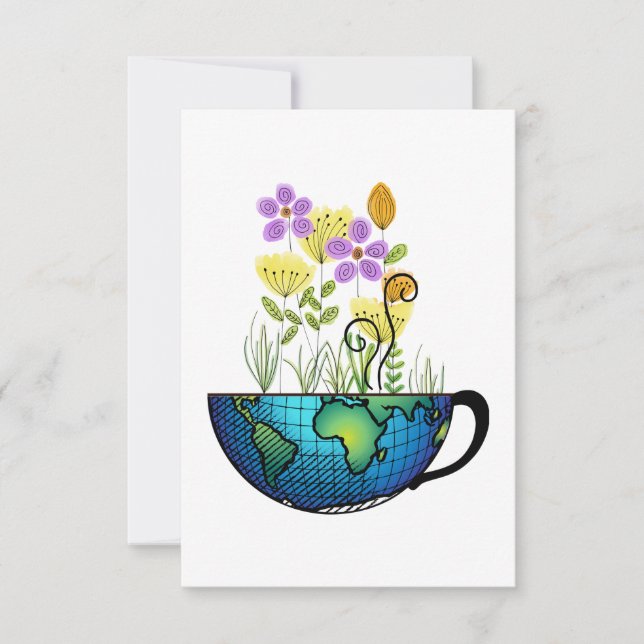 Tea Cup World RSVP Card (Front)