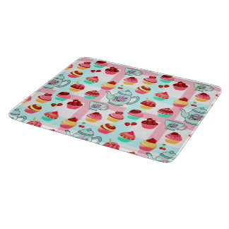 Tea & Cupcakes Cutting Board