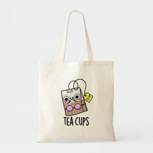 Tea Cups Funny Bra Puns Tote Bag