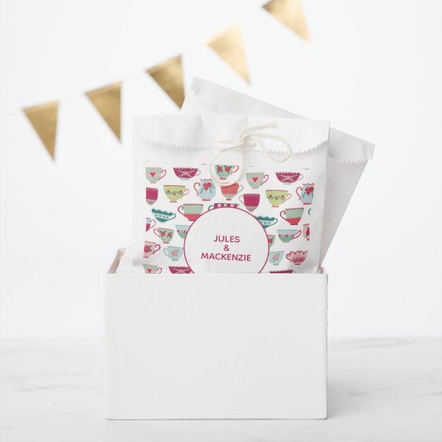 Tea Cups Modern Vintage Favour Bags (Party)