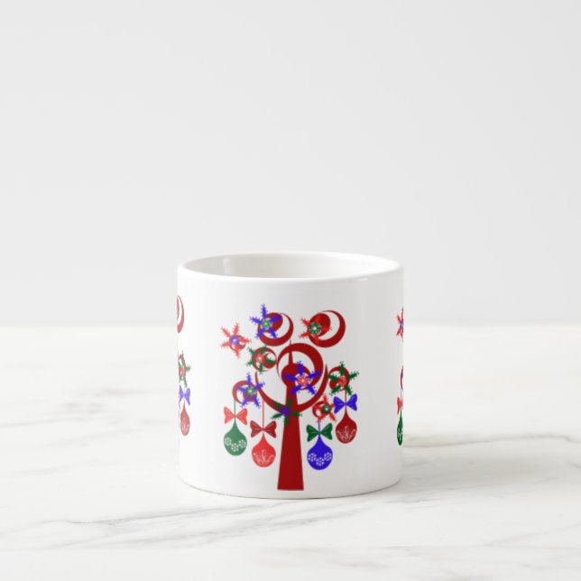 TEA CUPS OR EXPRESSO MUGS - CHRISTMAS DESIGN  GIFT (Front)