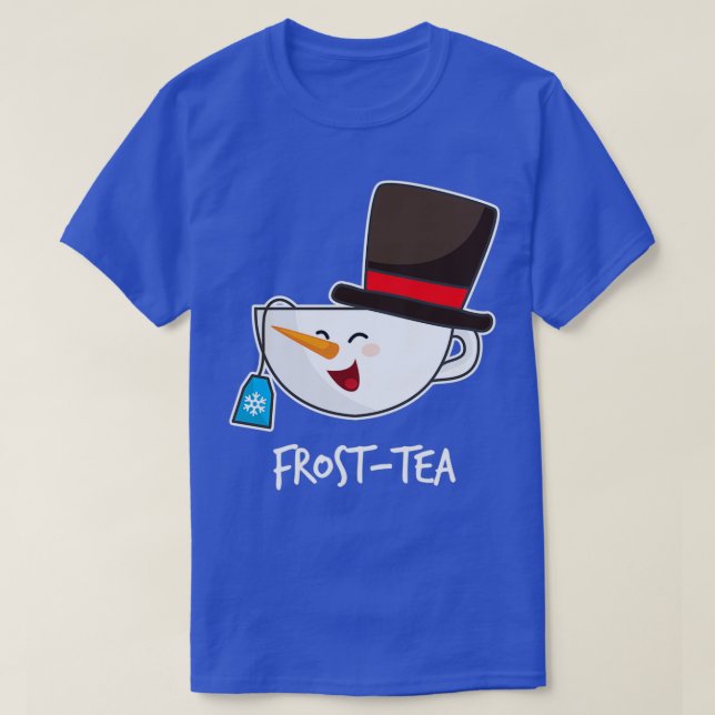Tea Design Frost Tea Christmas Birthday Gift T-Shirt (Design Front)