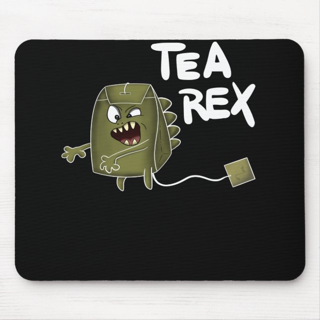 tea dinosaur mouse pad (Front)