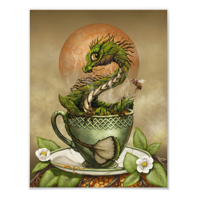 Tea Dragon 8.5x11 Print (Front)