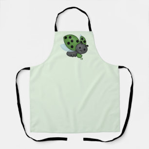 Tea Drinking Ladybug Apron