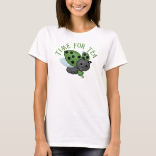 Tea Drinking Ladybug T-Shirt