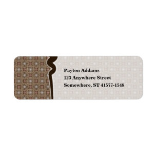 Tea Dyed Pattern 1 • Avery Label