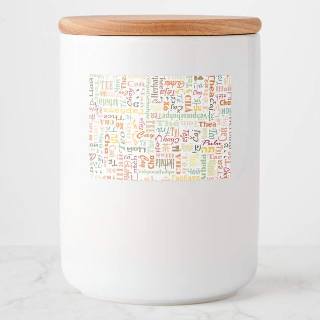 Tea Food Label (Front)