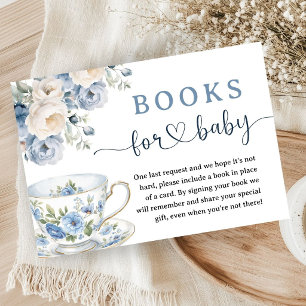 Tea For Two Baby Shower Boy Books For Baby Enclosure Card
