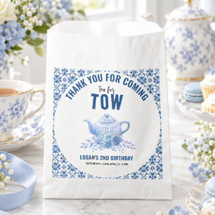 Tea for Two – Floral 2nd Birthday Party Favour Bags