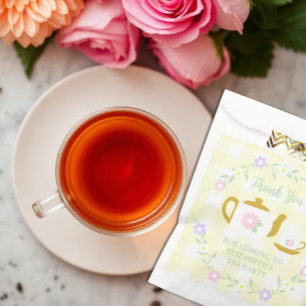 Tea for Two Girl 2nd Birthday Favour Bags
