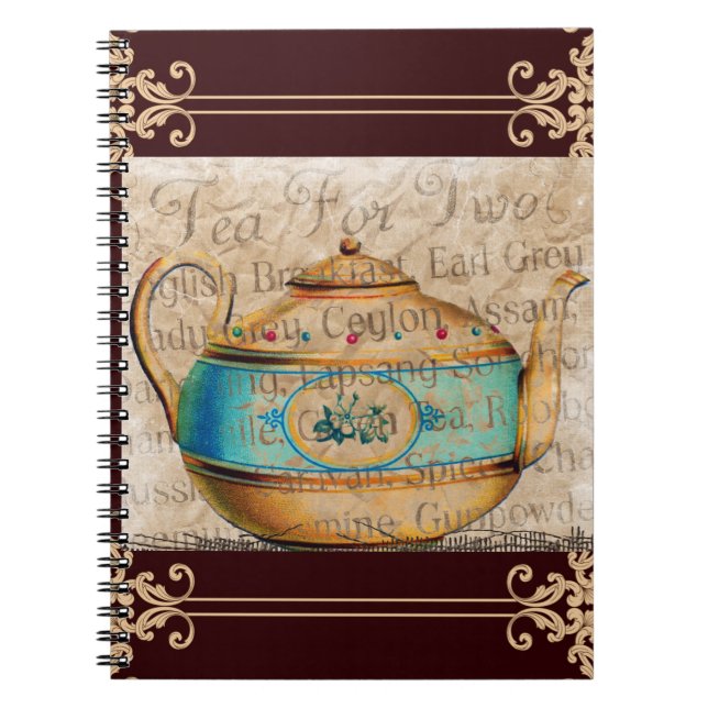 Tea For Two Notebook (Front)