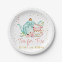 Tea for Two Party Floral Tea Girl Birthday Party