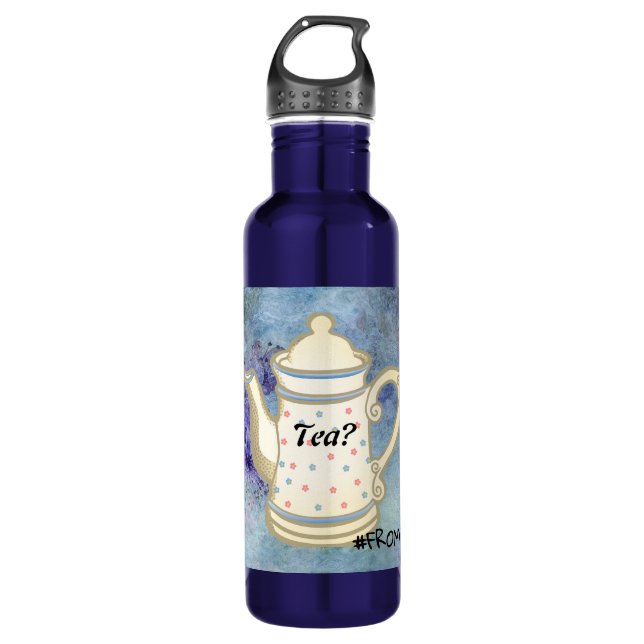 Tea? #FROMily From Fandom Liu Diner Design 710 Ml Water Bottle (Front)