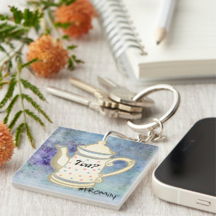 Tea? #FROMily From Fandom Liu Diner Design Key Ring