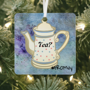Tea? #FROMily From Fandom Liu Diner Design Metal Tree Decoration