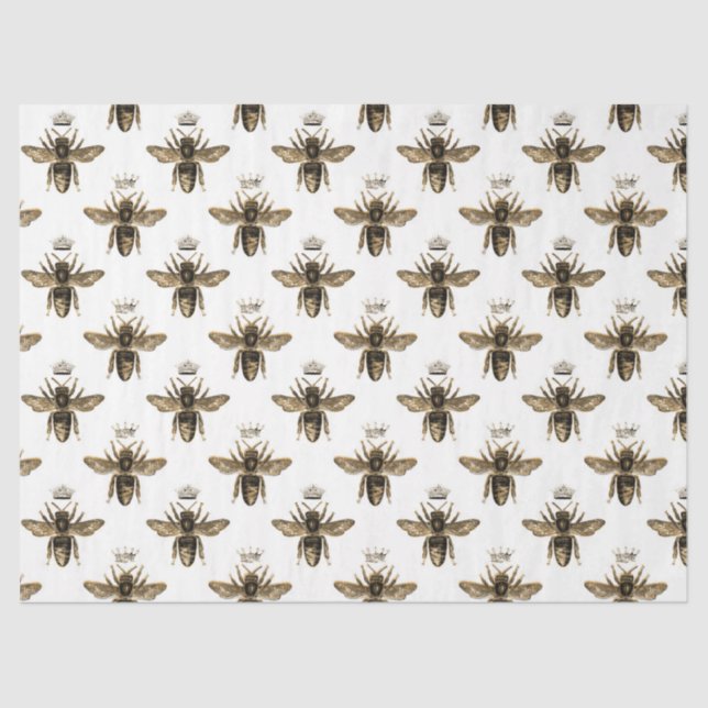 Tea Garden Bee Series Design 13 Tissue Paper (Front)