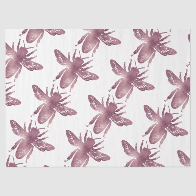 Tea Garden Bee Series Design 49 Tissue Paper (Front)