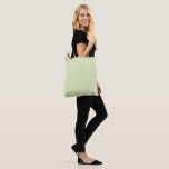 Tea Green Solid Blank Colour Tote Bag<br><div class="desc">Tea green solid blank colour is a light green with earth toon. 
Colourful colour that makes it suitable for many designs and solid colours.
Cheerful colour with joyful inspiration & happiness.
Hex# E1EDBD</div>