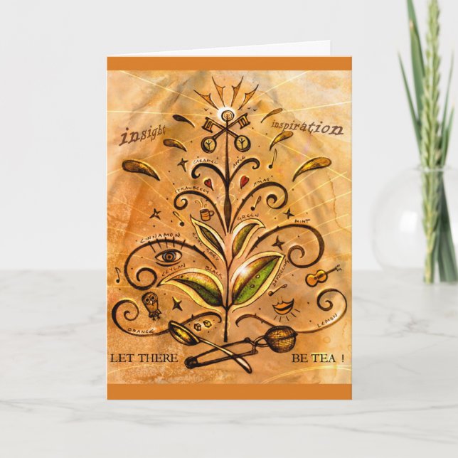 Tea Greetings! Card (Front)