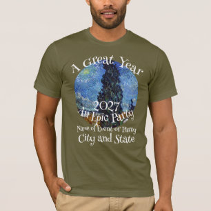 Tea HG FV LF Brunch Lunch Patio Garden 2027 Party  T-Shirt