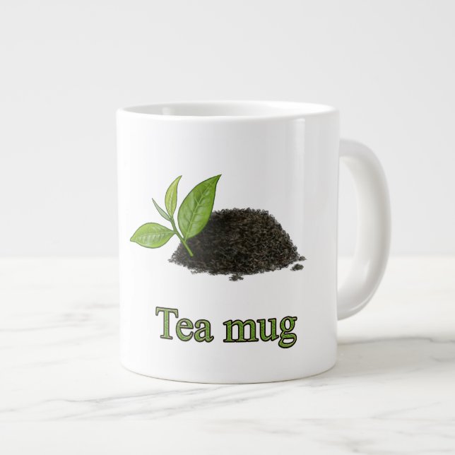 TEA LARGE COFFEE MUG (Front Right)