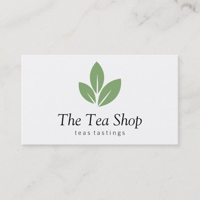 Tea Leaf Business Card (Front)