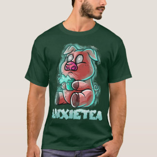 Tea Lover Pig Farm Farmer Nerd Geek Pigs Tea Cup B T-Shirt