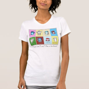 "Tea Lover" Women's Fitted T-Shirt, White T-Shirt