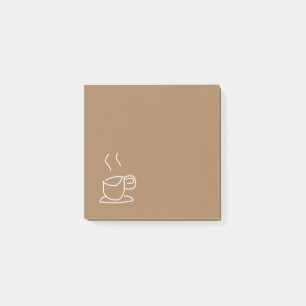 Tea Lovers Coffee Lovers modern simple Post-it Notes