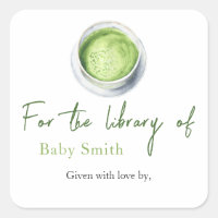 Tea Matcha Baby Shower - For the library of