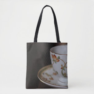Tea on Chocolate Tote