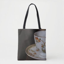 Tea on Chocolate Tote
