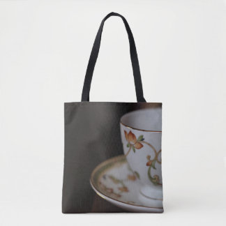 Tea on Chocolate Tote Bag