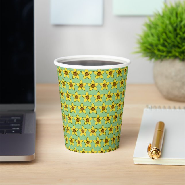 Tea or Coffee ?  Sage Paper Cups (Insitu)