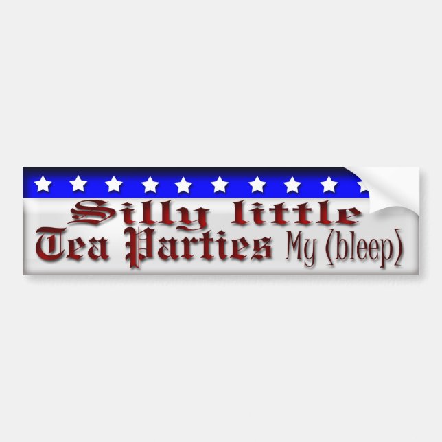 Tea Parties Bumper Sticker (Front)