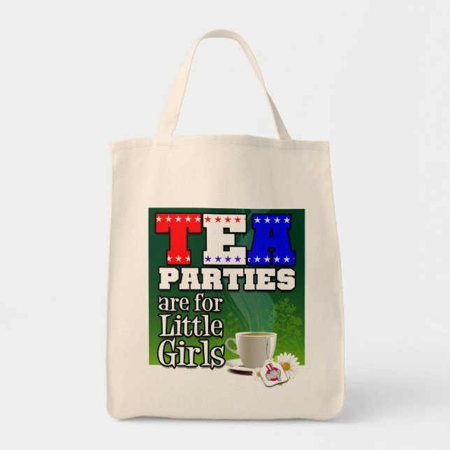 Tea Parties Tote Bag (Front)