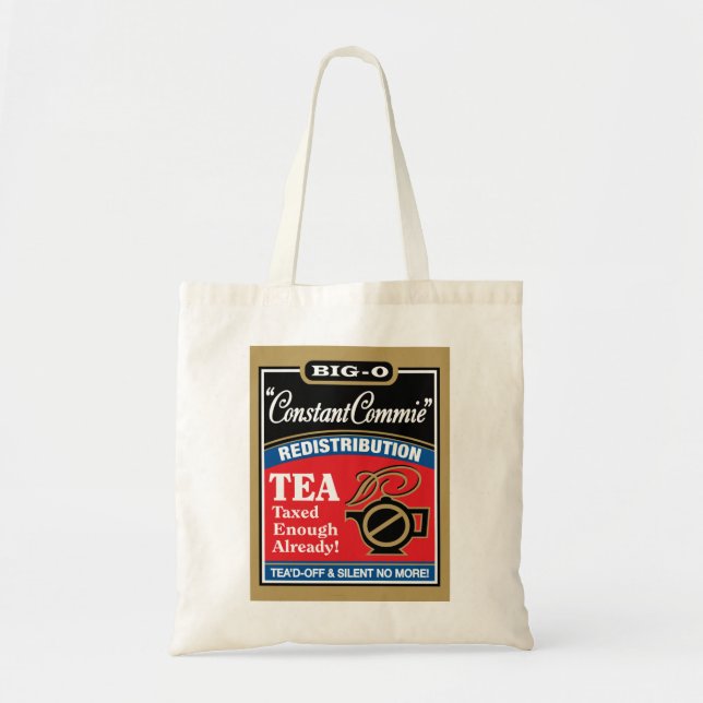 TEA Party 100% Cotton Tote Bag (Front)