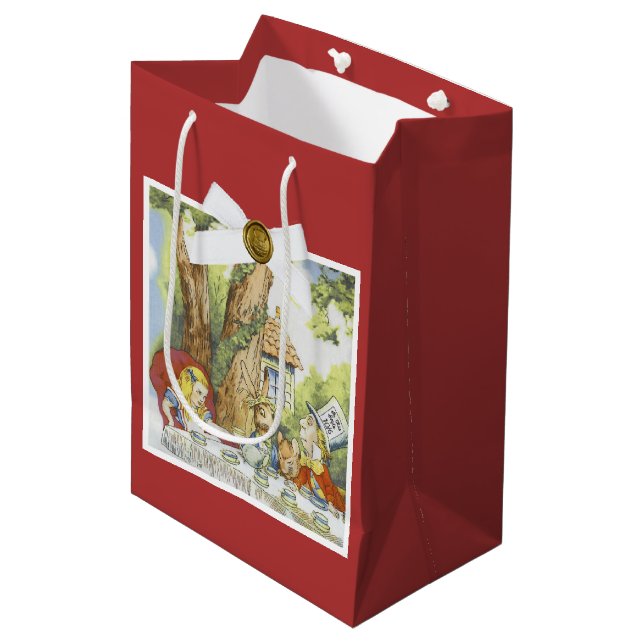 Tea Party 1 Medium Gift Bag (Front Angled)