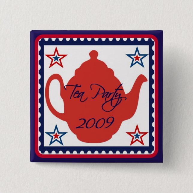 Tea Party 2009 Political Button (Front)