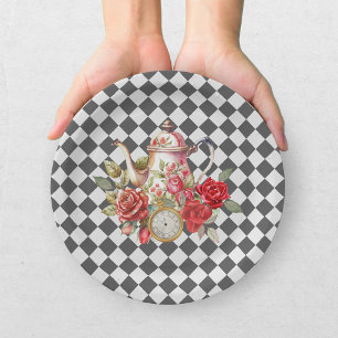 Tea Party Alice In Wonderland Girls Birthday Paper Plate