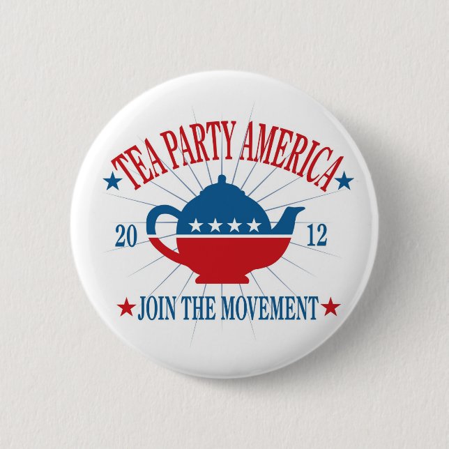 Tea Party America Button (Front)