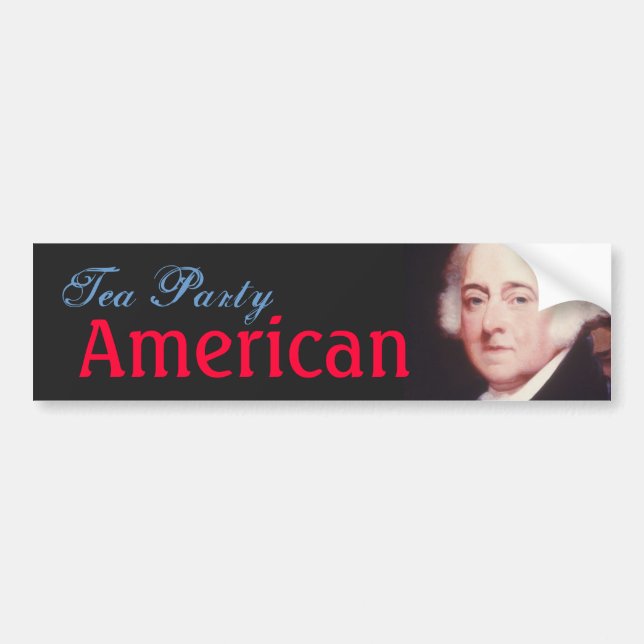 Tea Party American Bumper Sticker (Front)