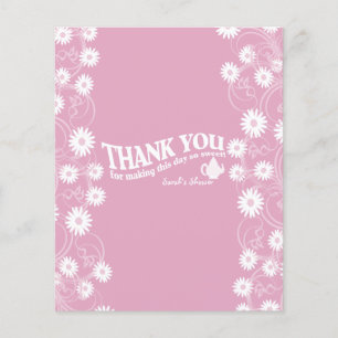 Tea Party and Daisy Chocolate Bar Favour