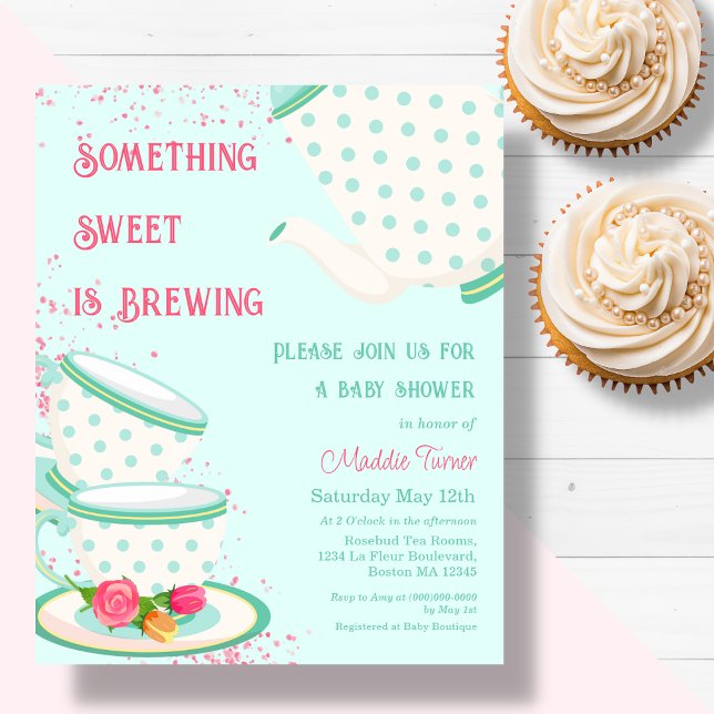 Tea Party | Baby Shower Invitation (Creator Uploaded)