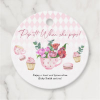 Tea Party Baby shower - Pop it! When she pops!
