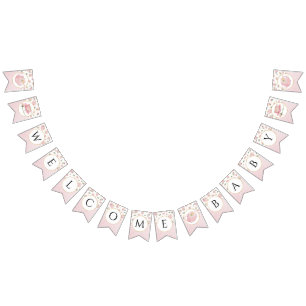 Tea Party Baby Shower Welcome Banner