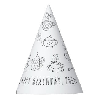 Tea Party Birthday Party Hat