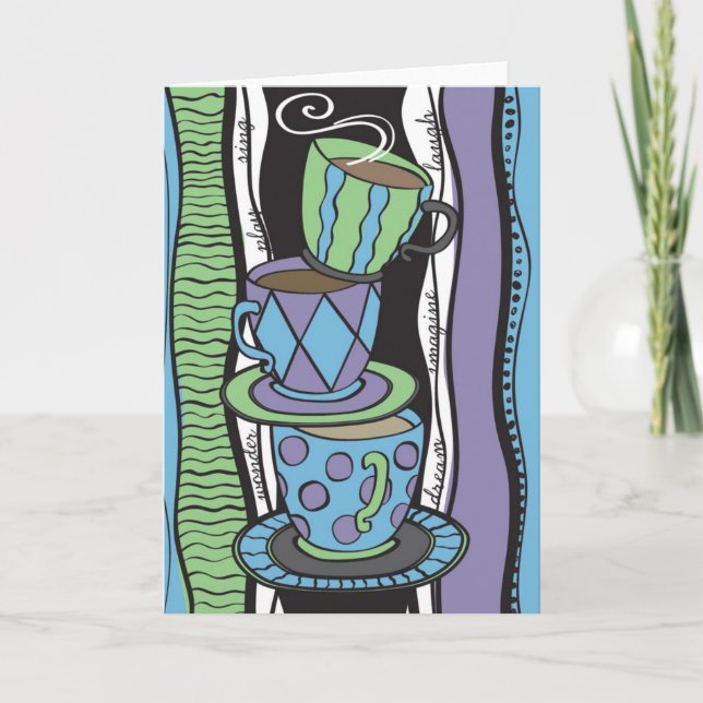 Tea Party Blank Card (Front)