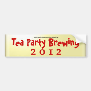 Tea Party Brewing Bumper Sticker